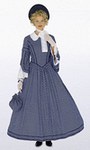 19ende århundrede kvinde kostume