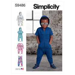 Småbørn Strik Jumpsuit. Simplicity 9486. 