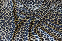 Halvblank polyesterjersey i leopardmønster