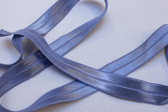 Elastik kantebånd i lys dueblå 2 cm. br.