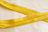 Jersey kantebånd gul 2cm bred