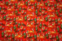 Rød julejersey med skovdyr