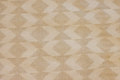 Sand og off white bomuld/polyester i , 5 cm mønster