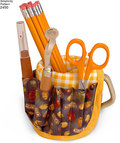 Organisering af blyanter og sakse