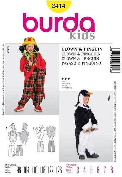 Pingvin og klovn for børn