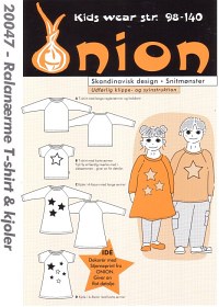 Raglanærme T-shirt og kjoler. Onion 20047. 