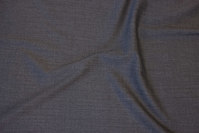 Meleret grå stretch-gabardine i uld og polyester