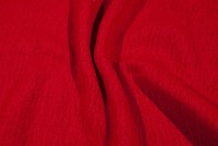 Rød filtet uld i god kvalitet