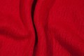 Rød filtet uld i god kvalitet