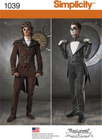 Rollespils steampunk kostumer. Simplicity 1039. 