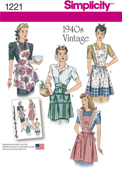 Vintage 1940 forklæder