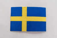 Svensk flag strygemærke 6x9cm