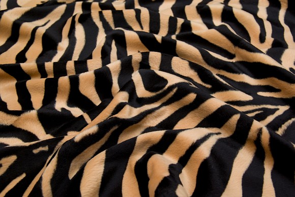 Zebra imiteret pels i sand og sort