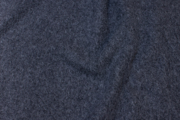 Meleret, grå filtet uld