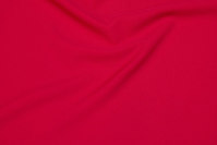 Polyester bi-stretch i rød