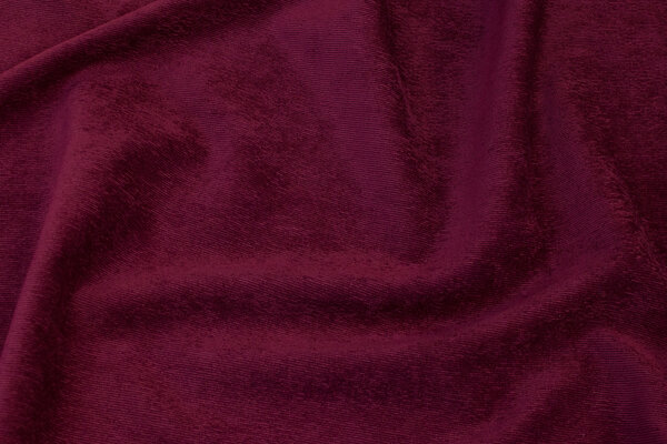 Smalriflet rødlilla Babyfløjl i polyester med let stræk
