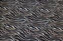 Softshell i sort-grå zebramønster