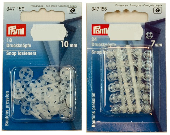 Tryklåse i plastic i 10 mm eller 7 mm