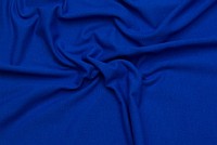 Bomuldsjersey i klassisk kvalitet i kobolt blå