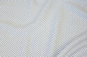 Hvid micro-polyester med marine miniprikker
