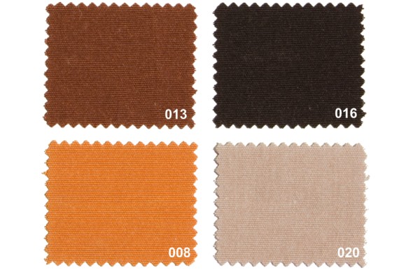 Texgard imprægneret markisestof ensfarvet, brune nuancer