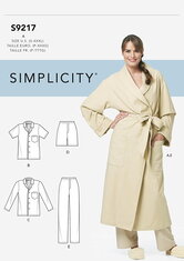 Kjole og pyjamas. Simplicity 9217. 
