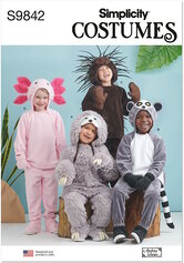 Børn, Dyr, Kostumer by Andrea Schewe Designs. Simplicity 9842. 