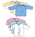 Infants Jacket, Dress, Top, Romper, Diaper Cover og Hat