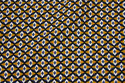 Bluseviscose med lille retromønster i lysebrun-sort