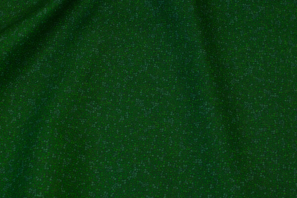 Mørkgrøn patchwork bomuld med nister