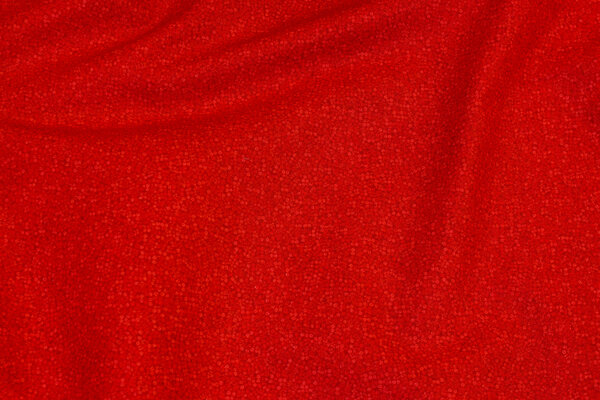 Rød patchwork bomuld med nister