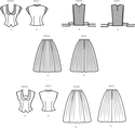 Vintage to-piece kjoler