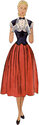 Vintage to-piece kjoler