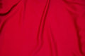 Lyocell-viscose bluse twill i dyb rød
