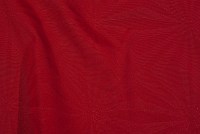 Mørk rød, teflonbehandlet textildug med præget mønster
