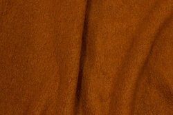 Filtet uld i rustfarvet