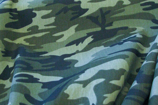 Camouflage twill